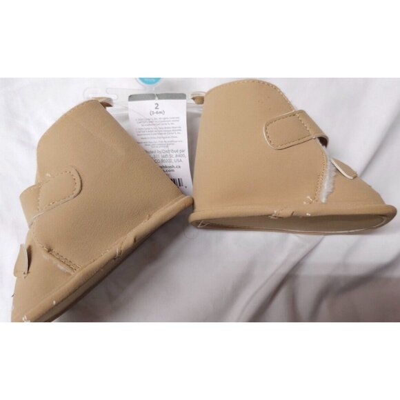 Carter's Baby Girl's 2 (3-6) Months Faux Fur Brown Fox Face Winter Booties - Picture 5 of 12